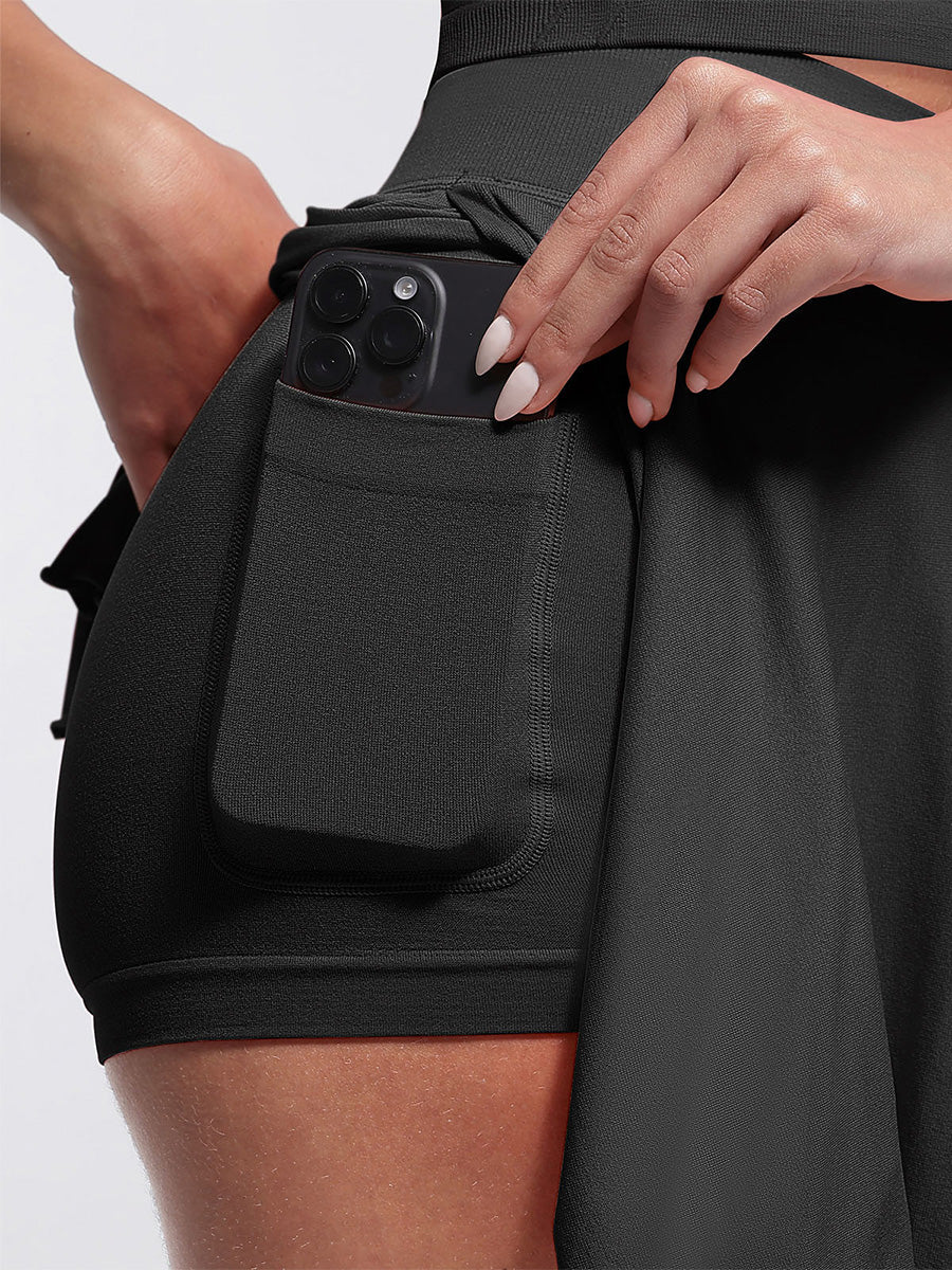 Active Flow Seamless Tennis Skirt