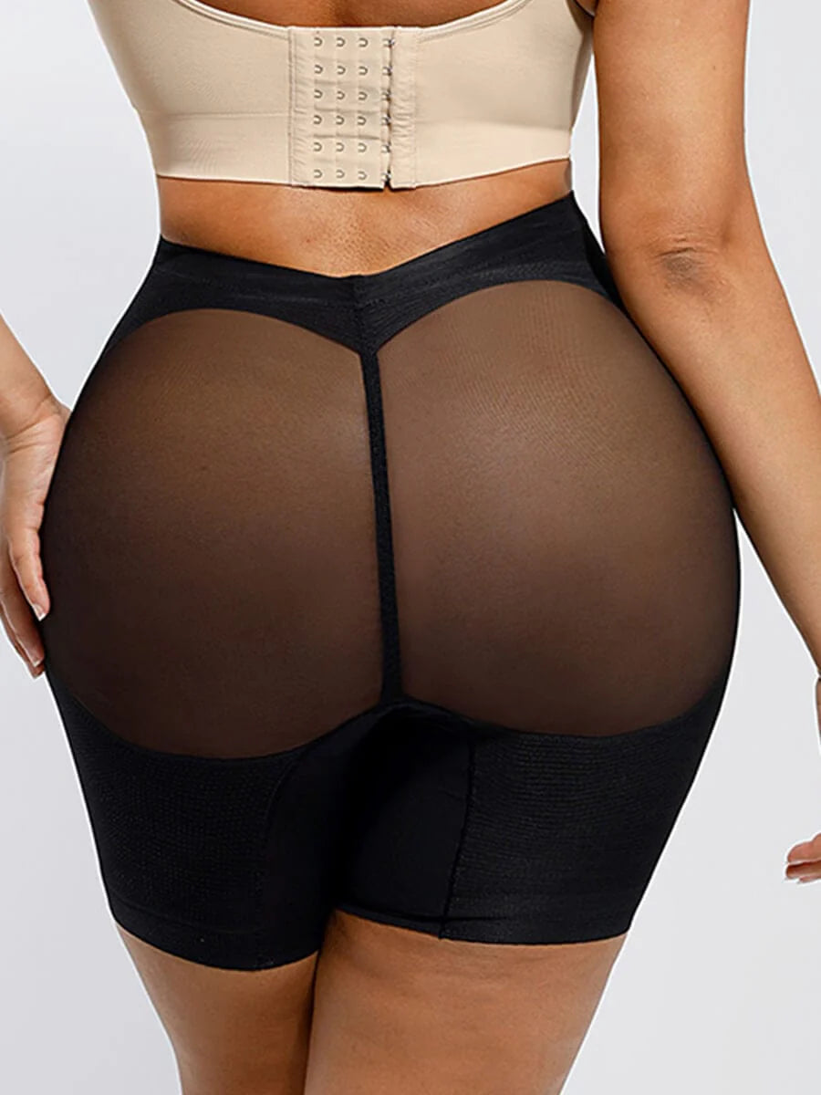 Modern Active slimming Leg Back Low Waist Fitted Mesh Butt Lifter