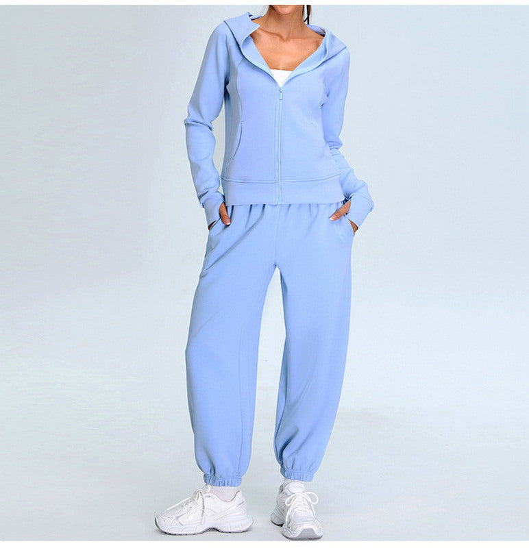 Full-Zip Hoodie and Jogger Set