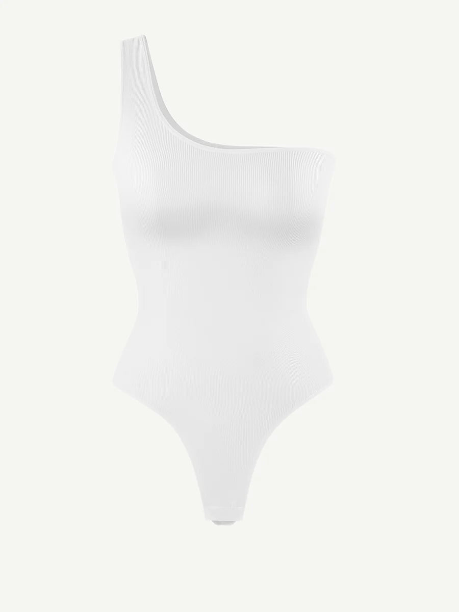 Modern Active Seamless One-Shoulder Body Bodysuit with Waist Sculpting and Tummy Control