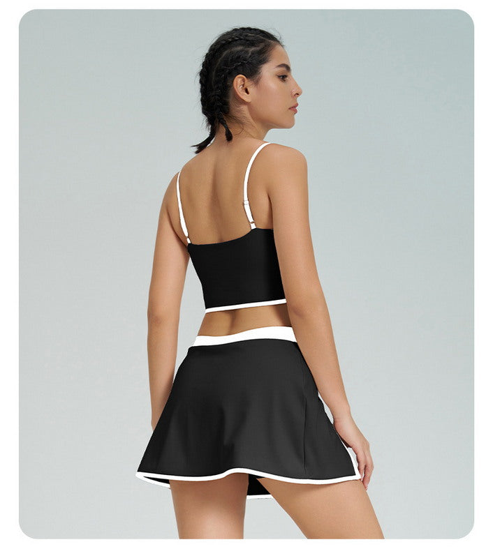 Two-Piece Tennis Skirt Set