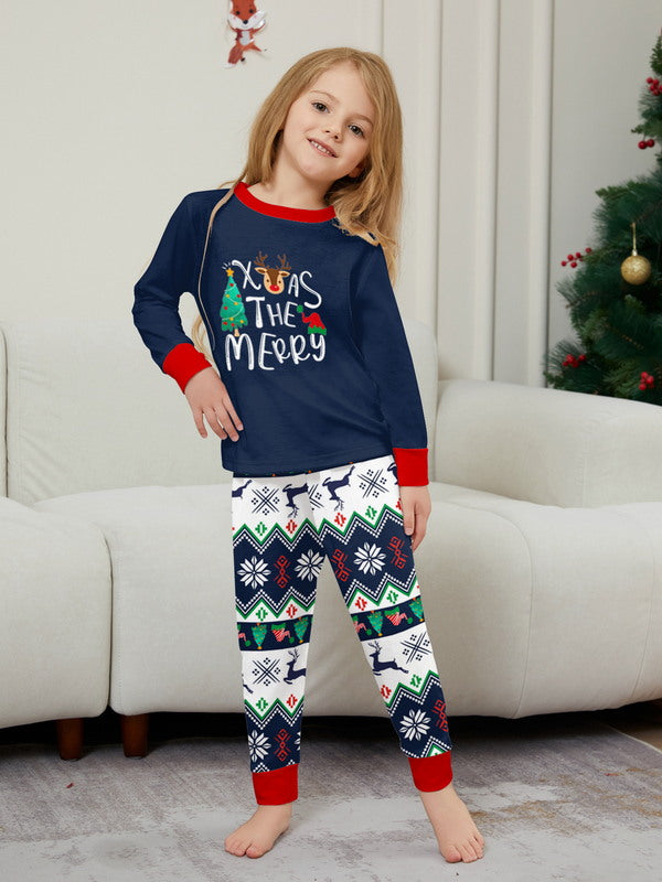 Matching Merry Christmas Trees Print Cozy and Festive Christmas Pajamas for the Whole Family