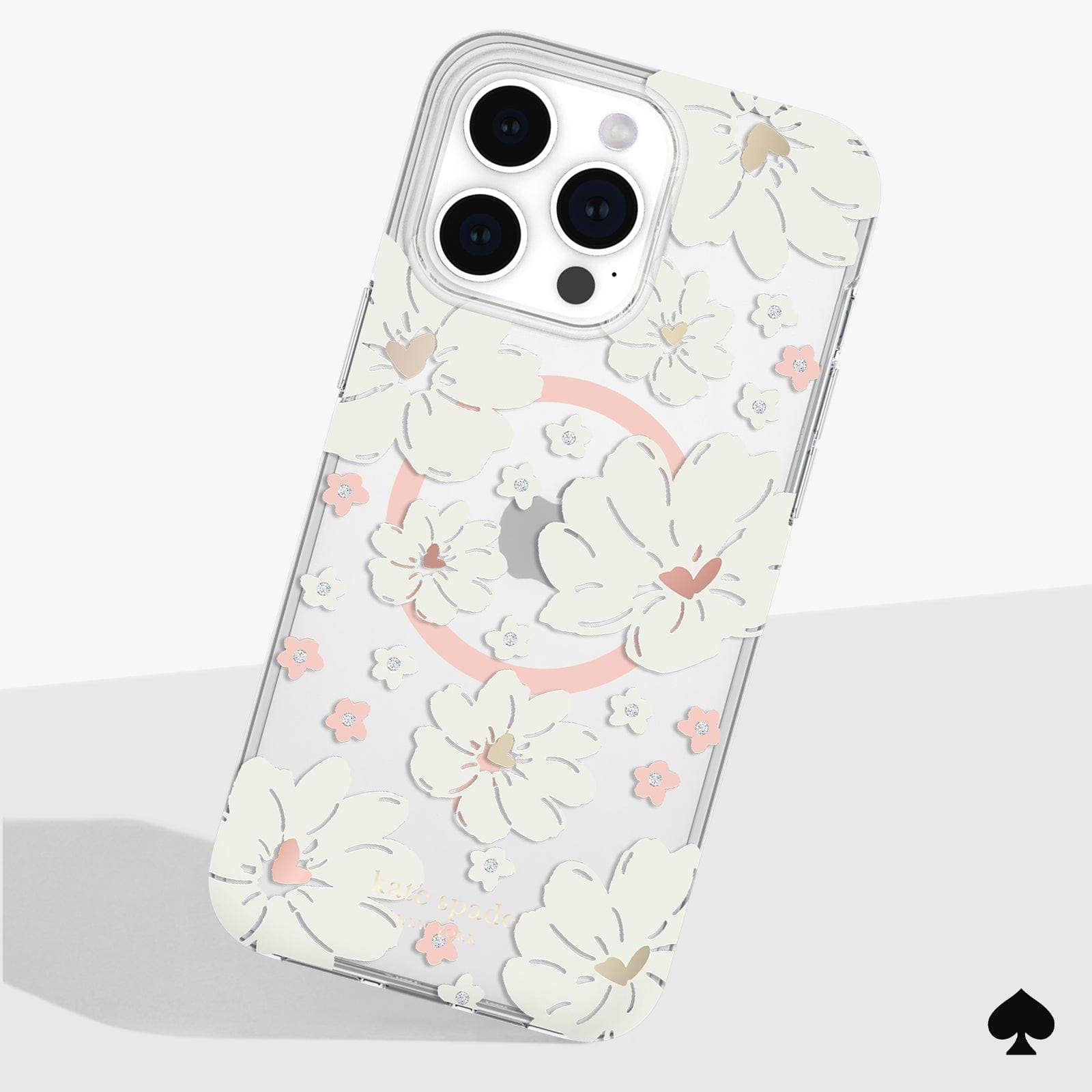 Kate spade new york iPhone 15 Pro Max Classic Peony MagSafe: Classic Peony