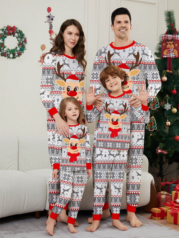 Matching Merry Christmas Santa Print Cozy and Festive Christmas Pajamas for the Whole Family