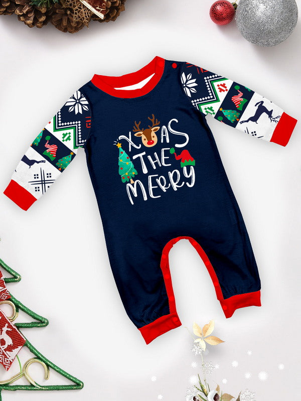 Matching Merry Christmas Trees Print Cozy and Festive Christmas Pajamas for the Whole Family