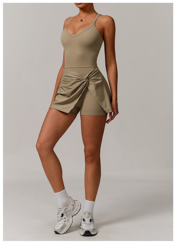 PowerPlay Skirted Romper