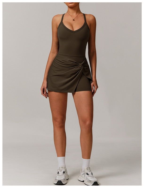 PowerPlay Skirted Romper