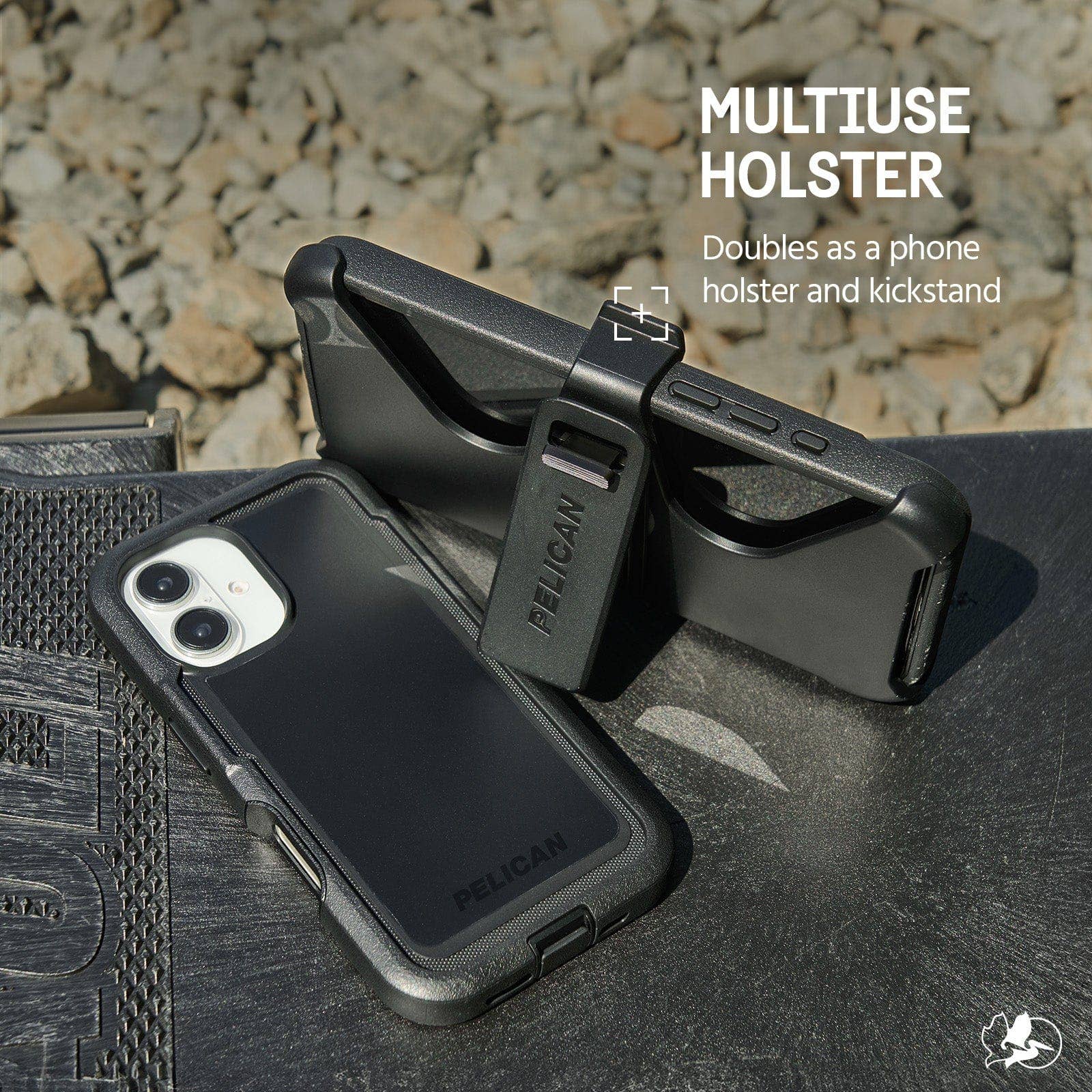 Pelican Voyager Black MagSafe - iPhone 16: Black