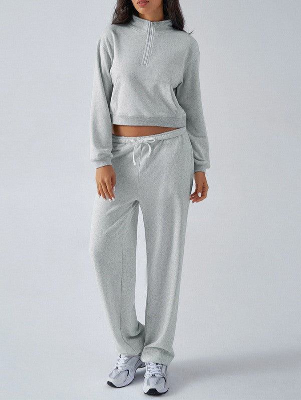 Cloudy Day Half-Zip Lounge Set