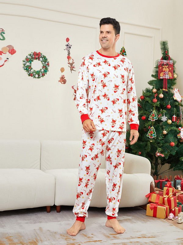 Matching Merry Christmas Gingerbread Print Cozy and Festive Christmas Pajamas for the Whole Family