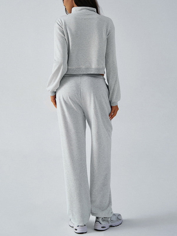 Cloudy Day Half-Zip Lounge Set