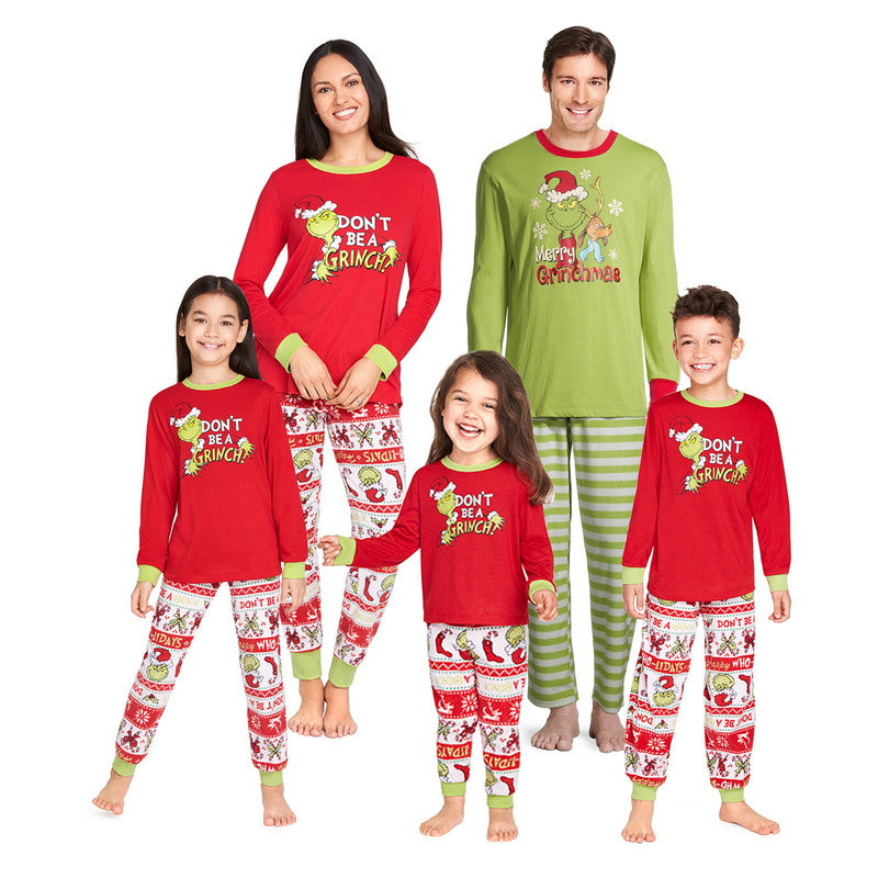 Modern Active Cozy and Festive Christmas Pajamas for the Whole Family I Grinch
