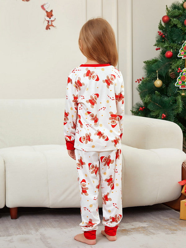 Matching Merry Christmas Gingerbread Print Cozy and Festive Christmas Pajamas for the Whole Family