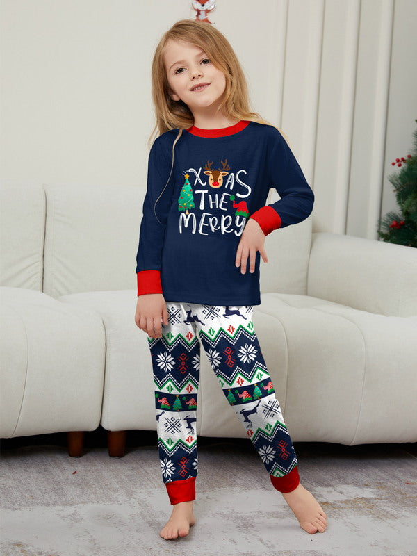 Matching Merry Christmas Trees Print Cozy and Festive Christmas Pajamas for the Whole Family