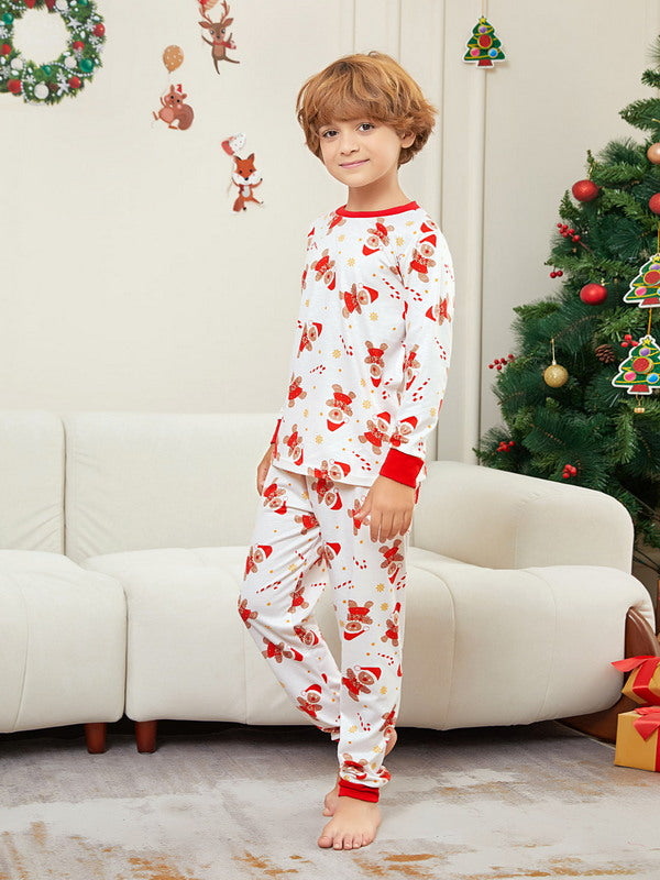 Matching Merry Christmas Gingerbread Print Cozy and Festive Christmas Pajamas for the Whole Family