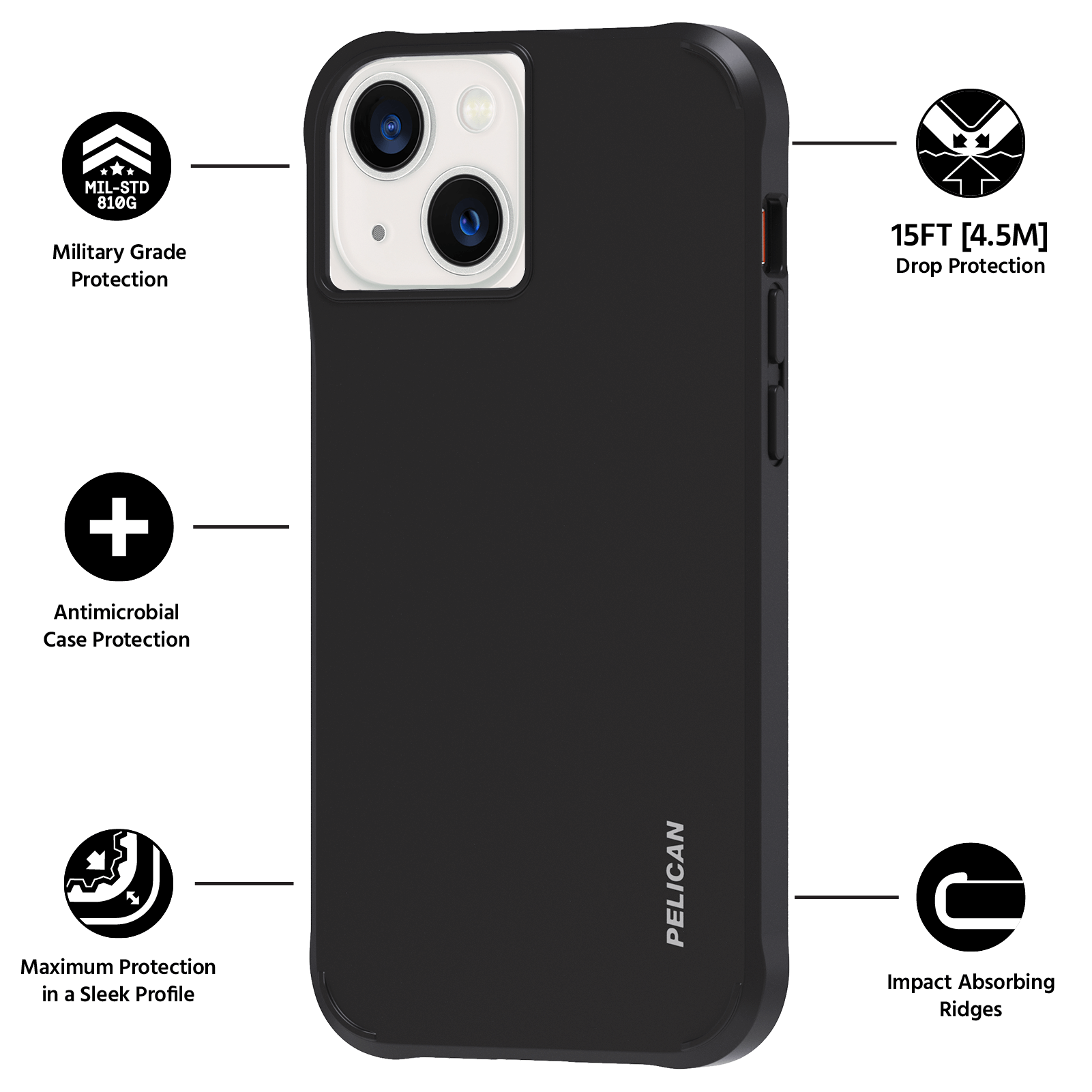 Pelican Ranger (Black) - iPhone 13: Black