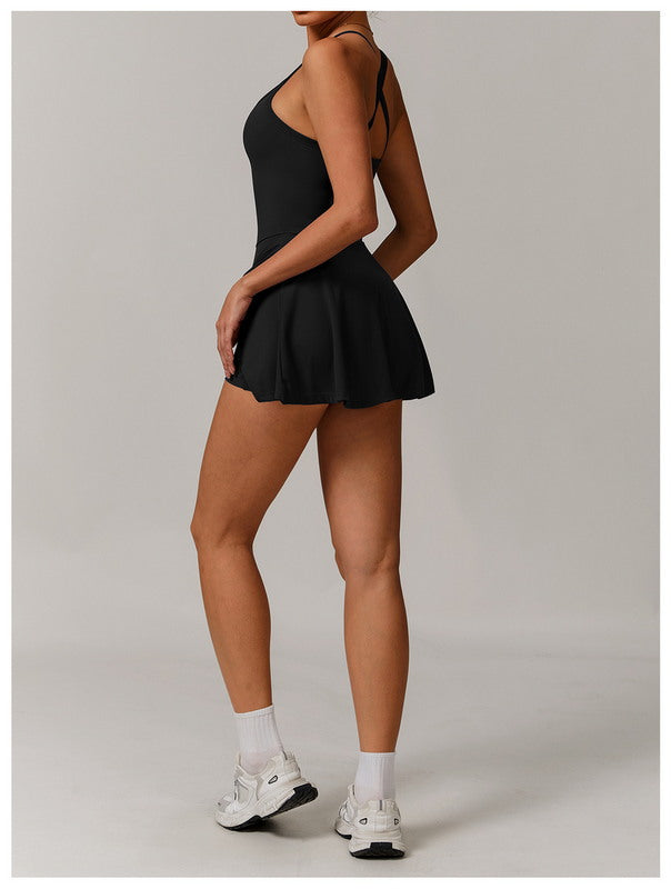 PowerPlay Skirted Romper