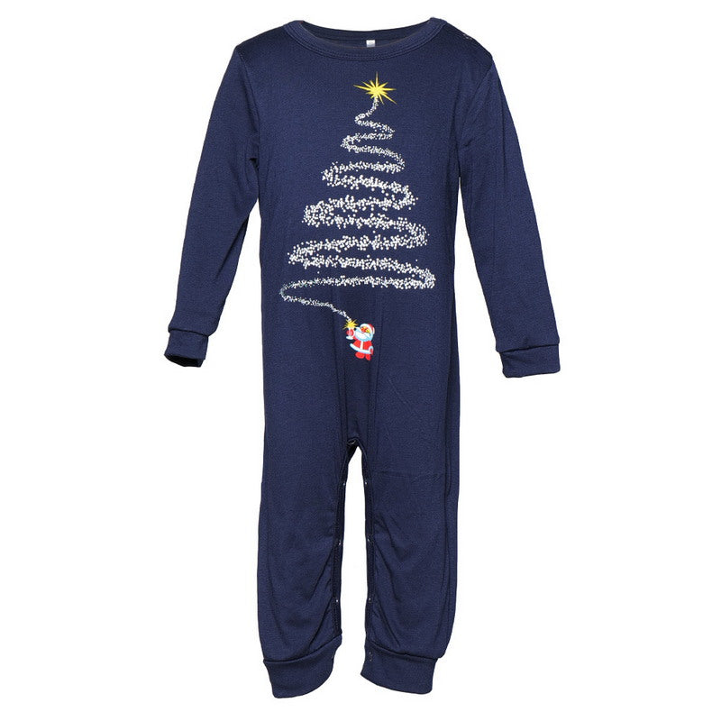 Modern Active Cozy and Festive Christmas Pajamas for the Whole Family I Navy