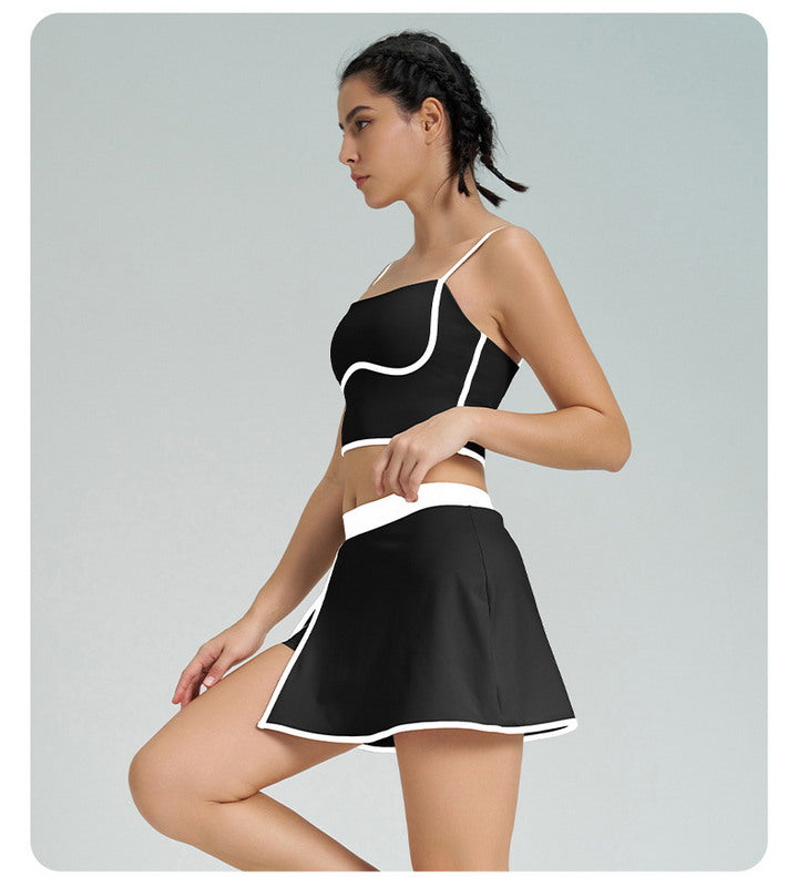Two-Piece Tennis Skirt Set