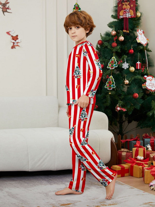 Matching Merry Christmas Tree Print Cozy and Festive Christmas Pajamas for the Whole Family