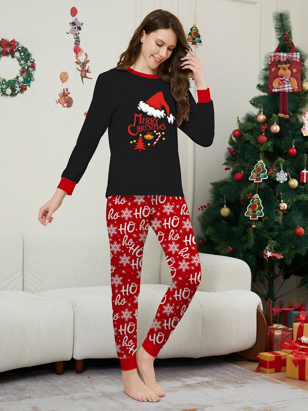 Matching Merry Christmas Santa Print Cozy and Festive Christmas Pajamas for the Whole Family