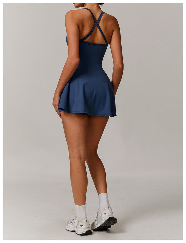 PowerPlay Skirted Romper
