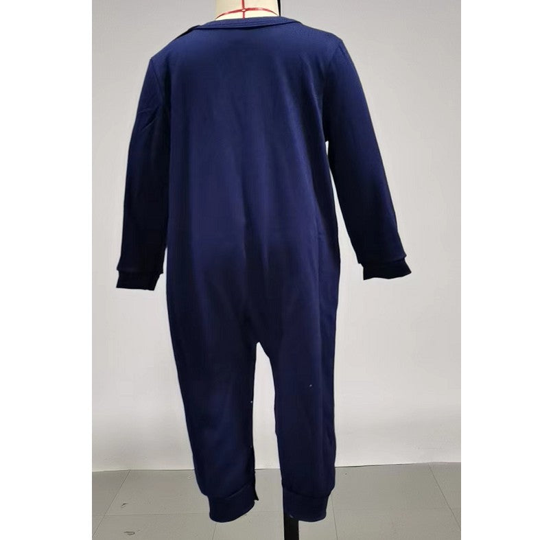 Modern Active Cozy and Festive Christmas Pajamas for the Whole Family I Navy