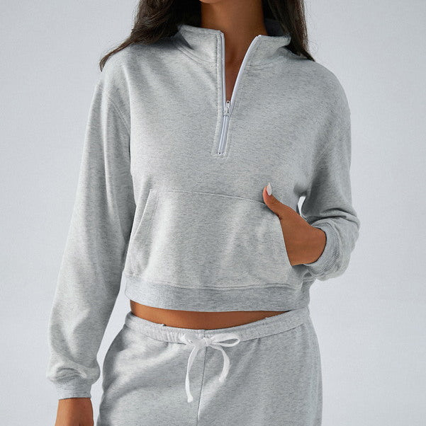 Cloudy Day Half-Zip Lounge Set