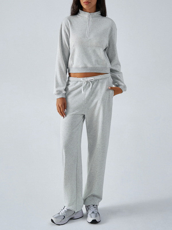 Cloudy Day Half-Zip Lounge Set
