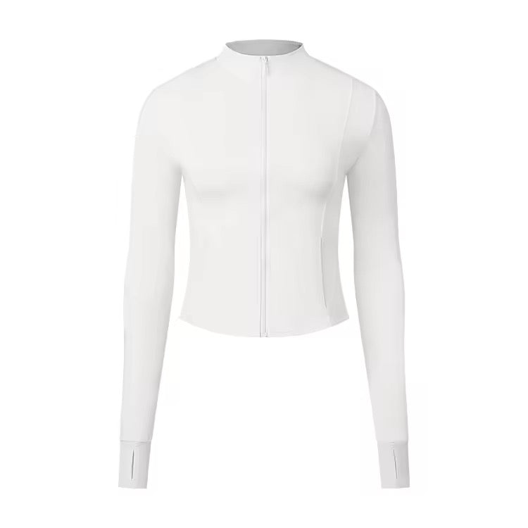 Full Zip Long Sleeve Sports Top