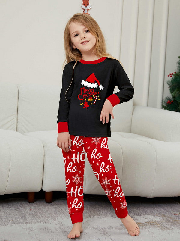 Matching Merry Christmas Santa Print Cozy and Festive Christmas Pajamas for the Whole Family