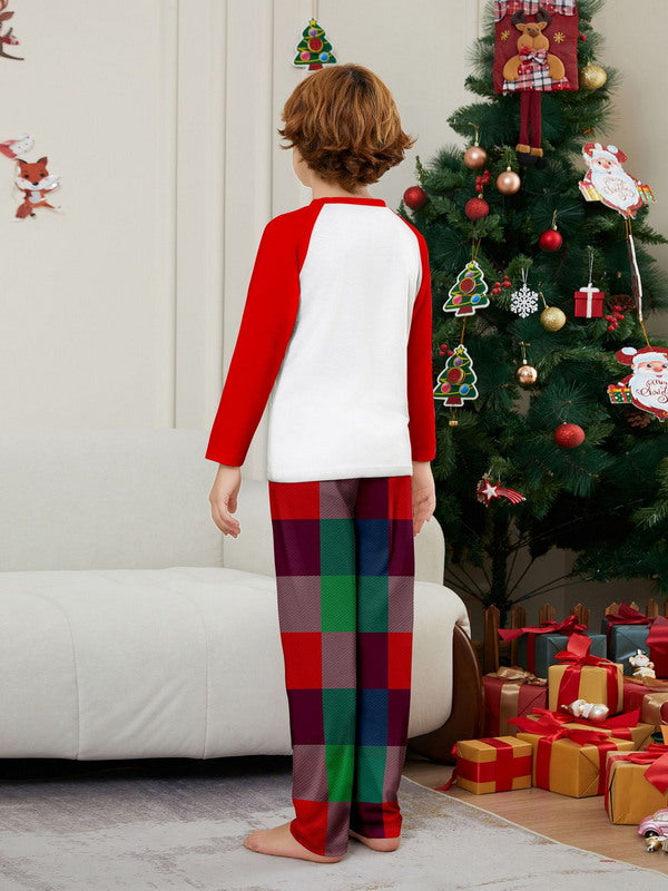 Matching Merry Christmas Plaid Print Cozy and Festive Christmas Pajamas for the Whole Family