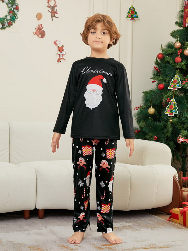 Matching Merry Christmas Santa Print Cozy and Festive Christmas Pajamas for the Whole Family