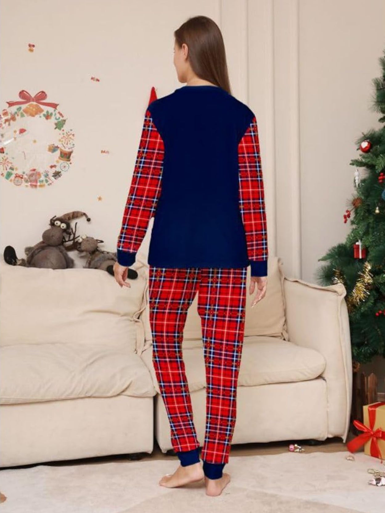 Matching Merry Christmas Santa Claus Hat Cozy and Festive Christmas Pajamas for the Whole Family