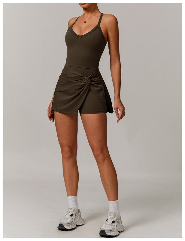 PowerPlay Skirted Romper