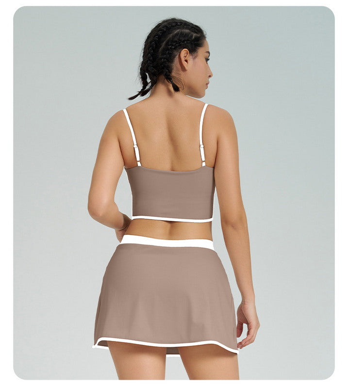 Two-Piece Tennis Skirt Set