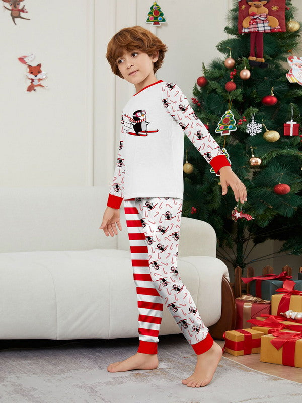 Matching Merry Christmas Santa Print Cozy and Festive Christmas Pajamas for the Whole Family