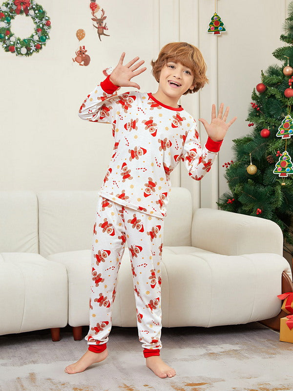 Matching Merry Christmas Gingerbread Print Cozy and Festive Christmas Pajamas for the Whole Family