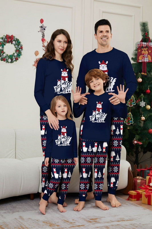 Matching Merry Christmas Santa Print Cozy and Festive Christmas Pajamas for the Whole Family