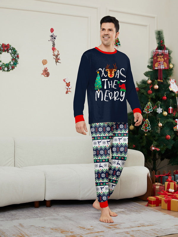 Matching Merry Christmas Trees Print Cozy and Festive Christmas Pajamas for the Whole Family