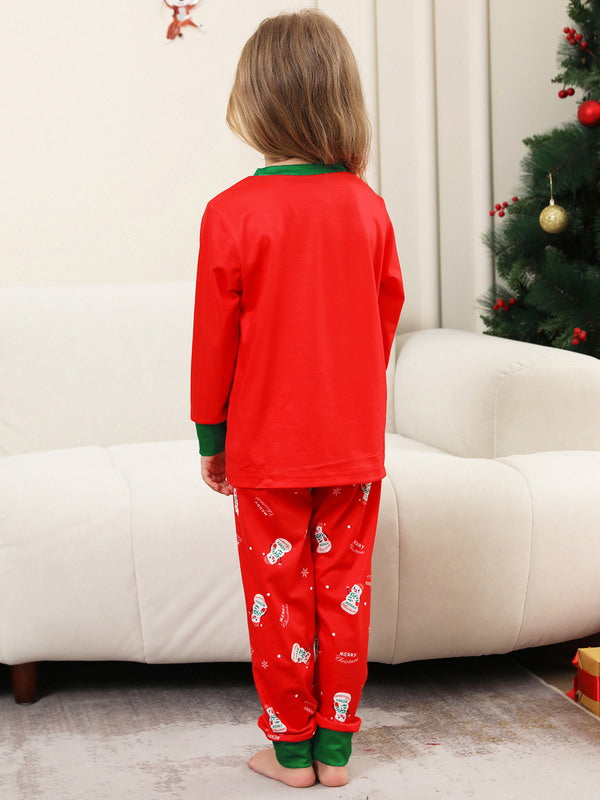 Matching Merry Christmas Snowman Print Cozy and Festive Christmas Pajamas for the Whole Family