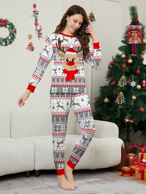 Matching Merry Christmas Santa Print Cozy and Festive Christmas Pajamas for the Whole Family