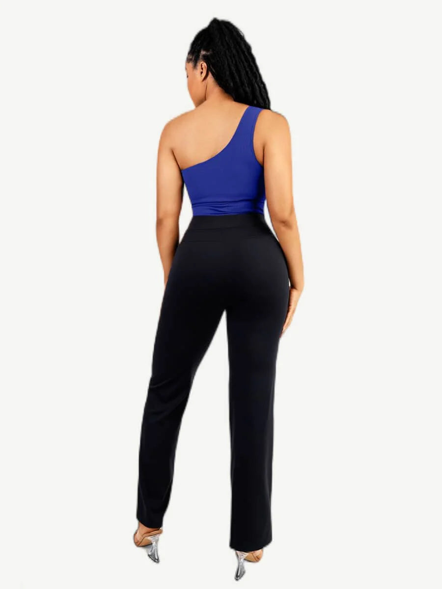 Modern Active Seamless One-Shoulder Body Bodysuit with Waist Sculpting and Tummy Control