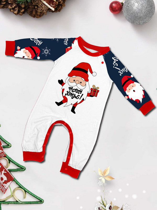 Matching Merry Christmas Santa Print Cozy and Festive Christmas Pajamas for the Whole Family