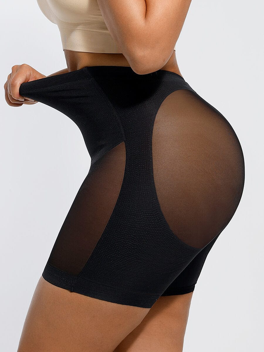Modern Active slimming Leg Back Low Waist Fitted Mesh Butt Lifter
