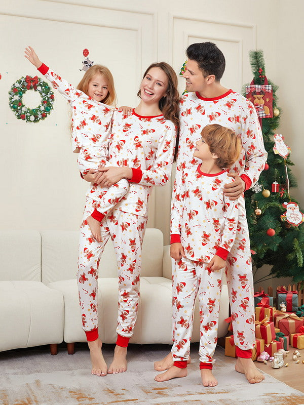 Matching Merry Christmas Gingerbread Print Cozy and Festive Christmas Pajamas for the Whole Family