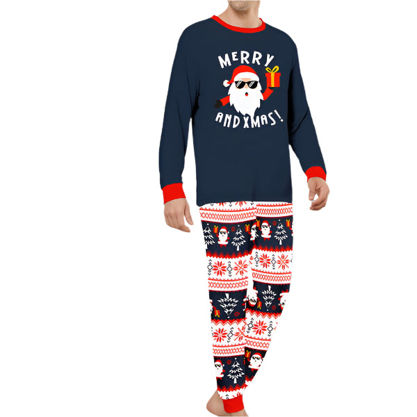 Matching Merry Christmas Santa Print Cozy and Festive Christmas Pajamas for the Whole Family