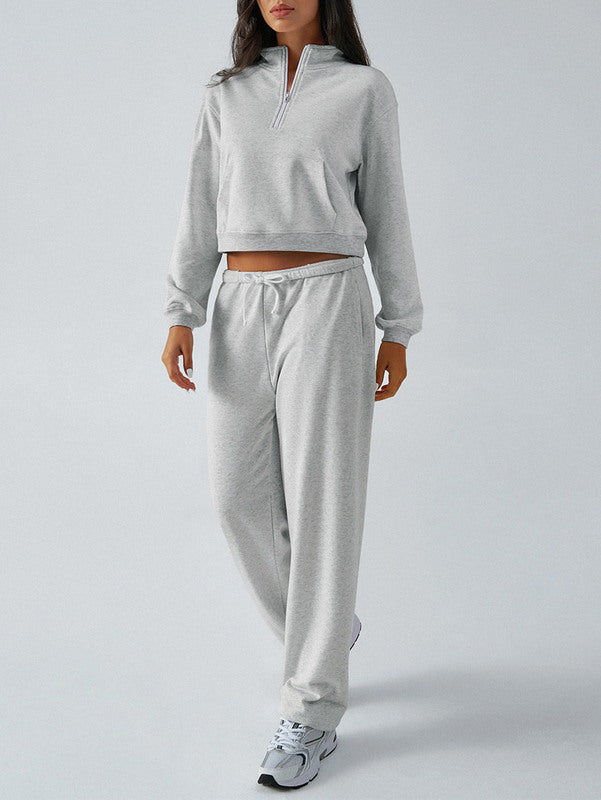 Cloudy Day Half-Zip Lounge Set