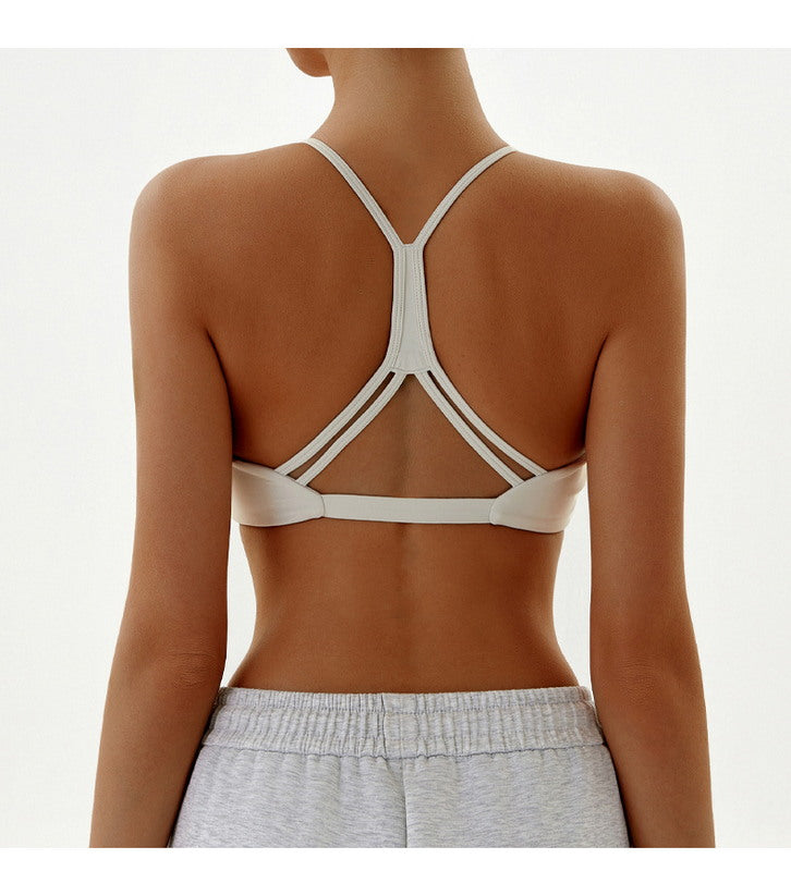 Twist-Front Padded Sports Bra