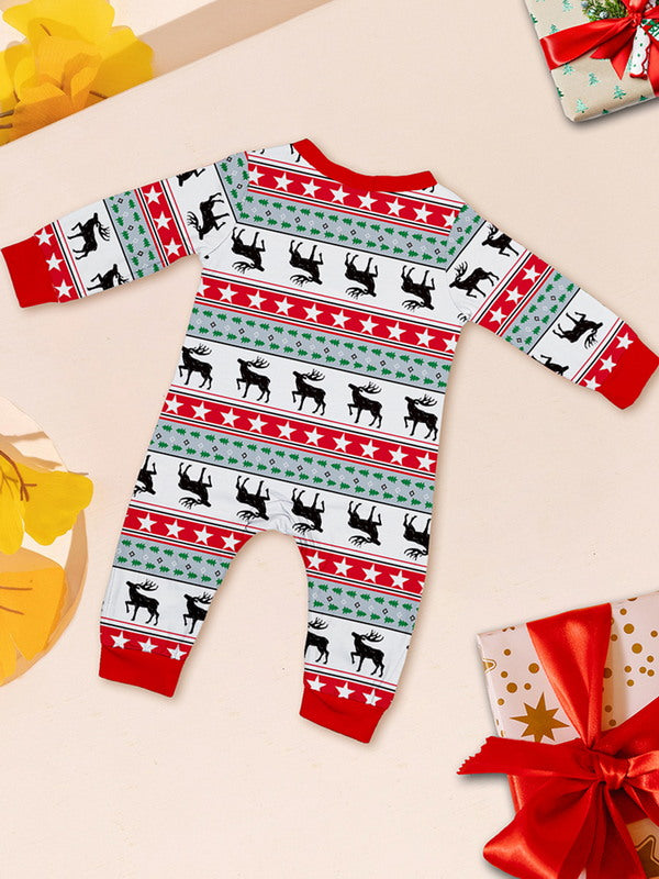 Matching Merry Christmas Reindeer Print Cozy and Festive Christmas Pajamas for the Whole Family